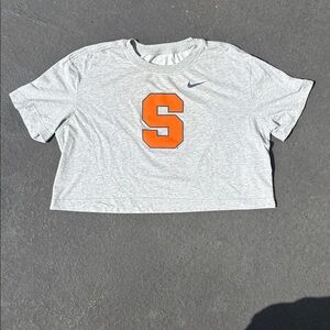 Syracuse Nike Dri Fit crop top Medium